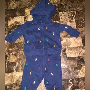 2 piece polo jump suit